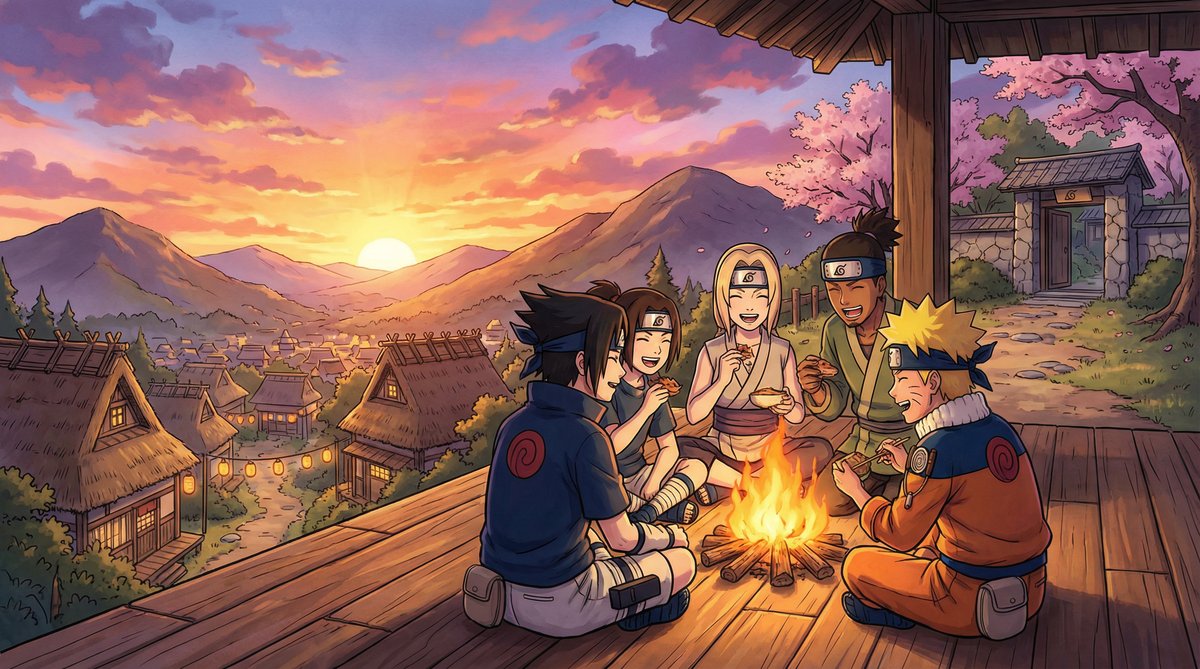 网红主播视频：火影村日常生活vlog