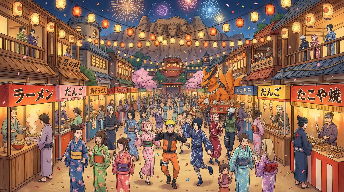 网红主播视频：忍者村祭典盛况